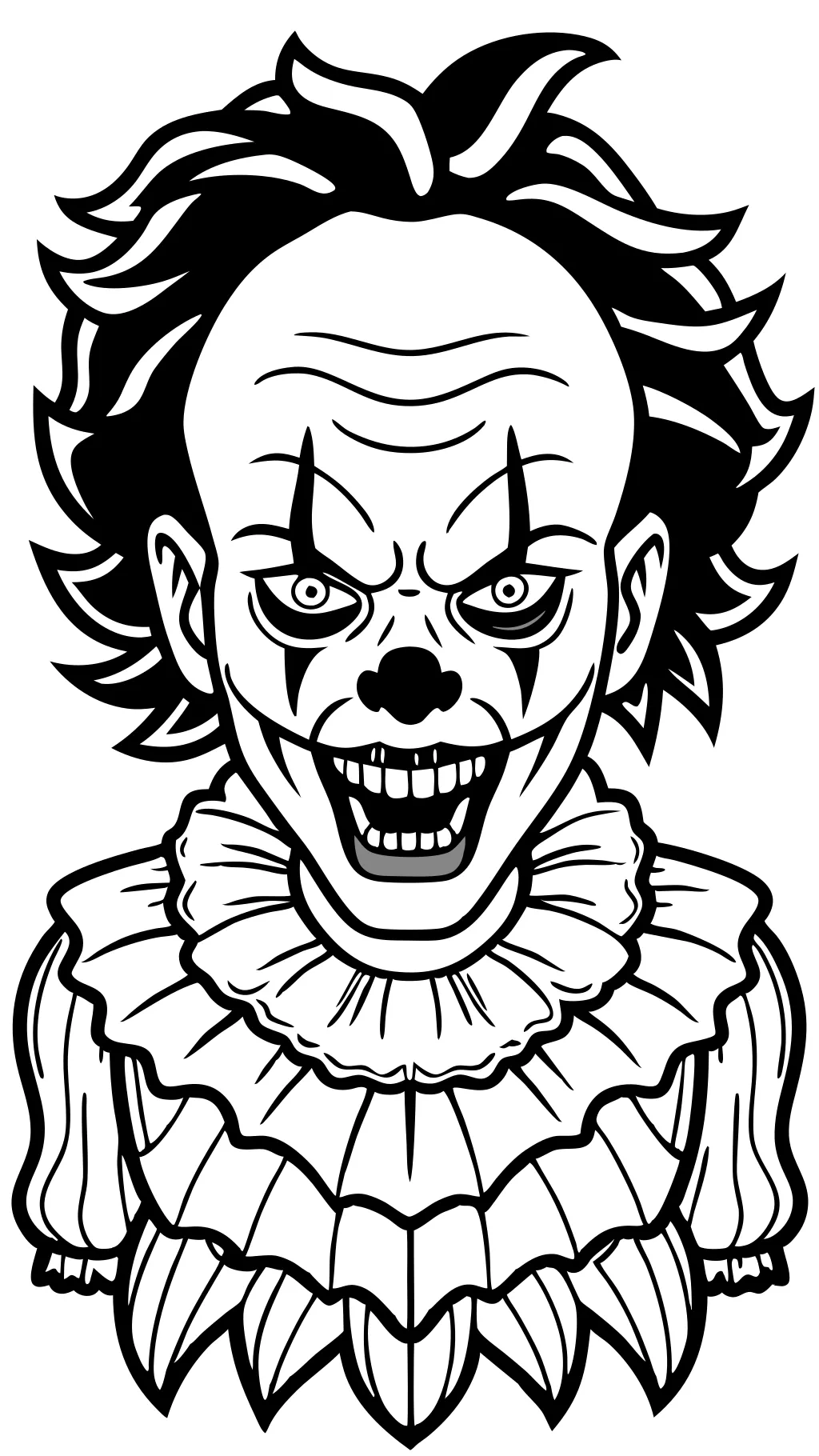 terrifier coloring pages